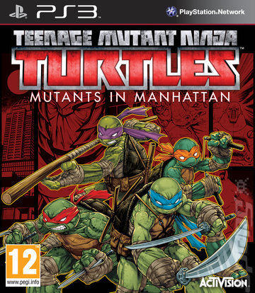 Teenage Mutant Ninja Turtles: Mutants in Manhattan - PS3 Cover & Box Art