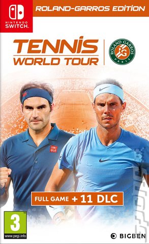 Tennis World Tour: Roland-Garros Edition - Switch Cover & Box Art