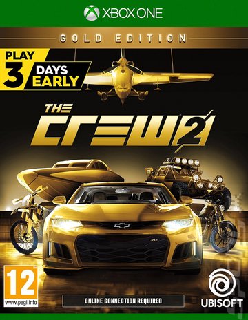 The Crew 2 - Xbox One Cover & Box Art