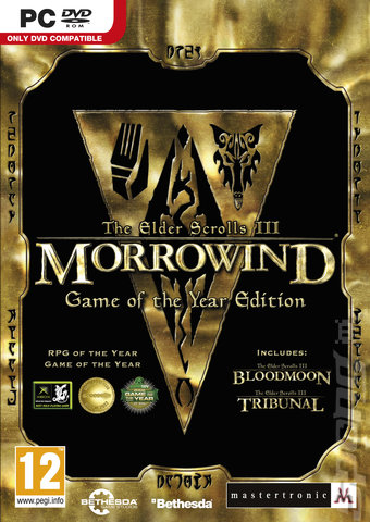 The Elder Scrolls III: Morrowind Game of the Year Edition - PC Cover & Box Art