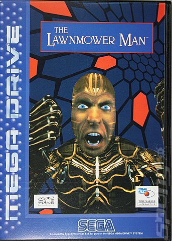 The Lawnmower Man - Sega Megadrive Cover & Box Art