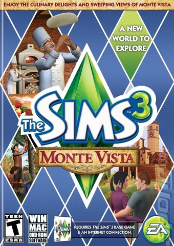 The Sims 3: Monte Vista - PC Cover & Box Art