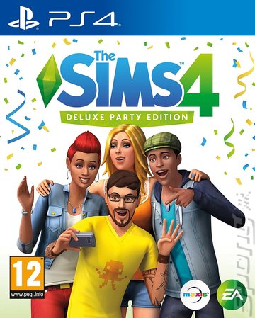 The Sims 4: Deluxe Party Edition - PS4 Cover & Box Art