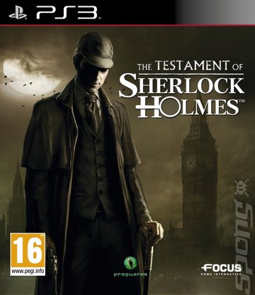 The Testament of Sherlock Holmes - PS3 Cover & Box Art
