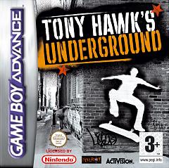 Tony Hawk's Underground - GBA Cover & Box Art