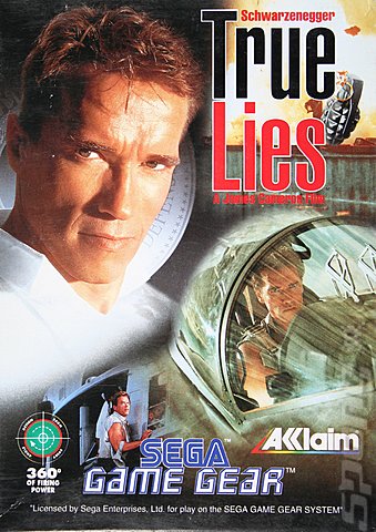 True Lies Game Gear Cover Box Art