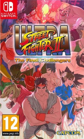 Ultra Street Fighter II: The Final Challengers - Switch Cover & Box Art