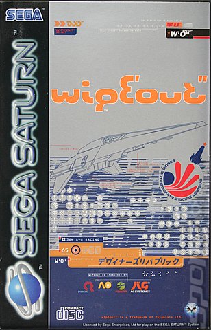 Wipeout - Saturn Cover & Box Art