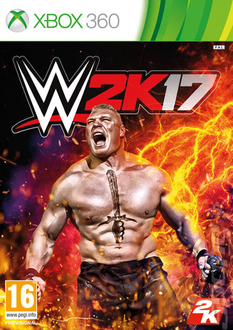WWE 2K17 - Xbox 360 Cover & Box Art