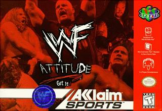 WWF Attitude - N64 Cover & Box Art