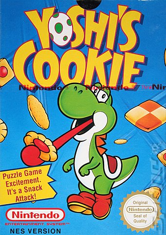 Yoshi's Cookie - NES Cover & Box Art