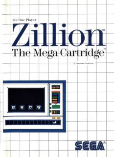 Zillion - Sega Master System Cover & Box Art
