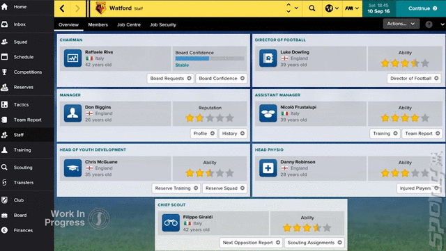 Football Manager 2017 - PC Screen