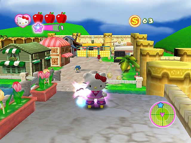 Hello Kitty Roller Rescue - PS2 Screen