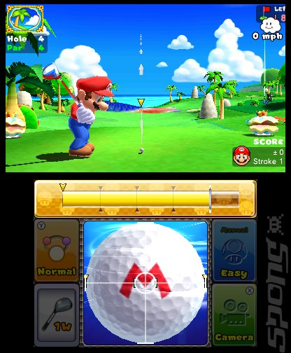 Mario Golf: World Tour - 3DS/2DS Screen