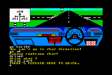 Micro Drivin - C64 Screen