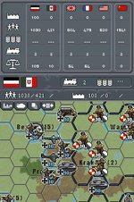 Military History Commander: Europe At War - DS/DSi Screen