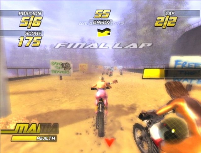 Motocross Mania 3 - PS2 Screen