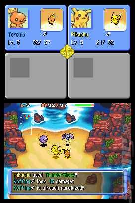 Pok�mon Mystery Dungeon: Explorers Of Darkness - DS/DSi Screen