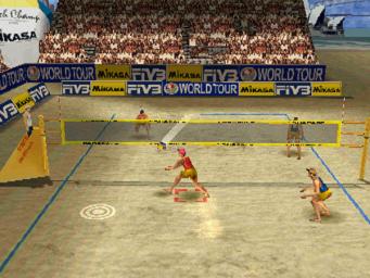 Power Spike: Pro Beach Volleyball - PlayStation Screen
