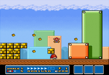 Super Mario Allstars / Super Mario World - SNES Screen