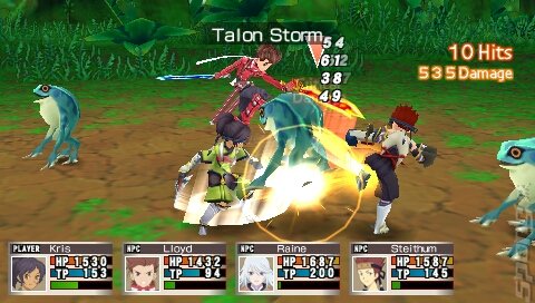 Tales of the World: Radiant Mythology - PSP Screen