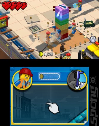 The LEGO Movie Videogame - 3DS/2DS Screen