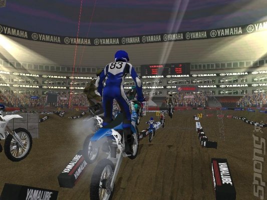 Yamaha Supercross - Wii Screen