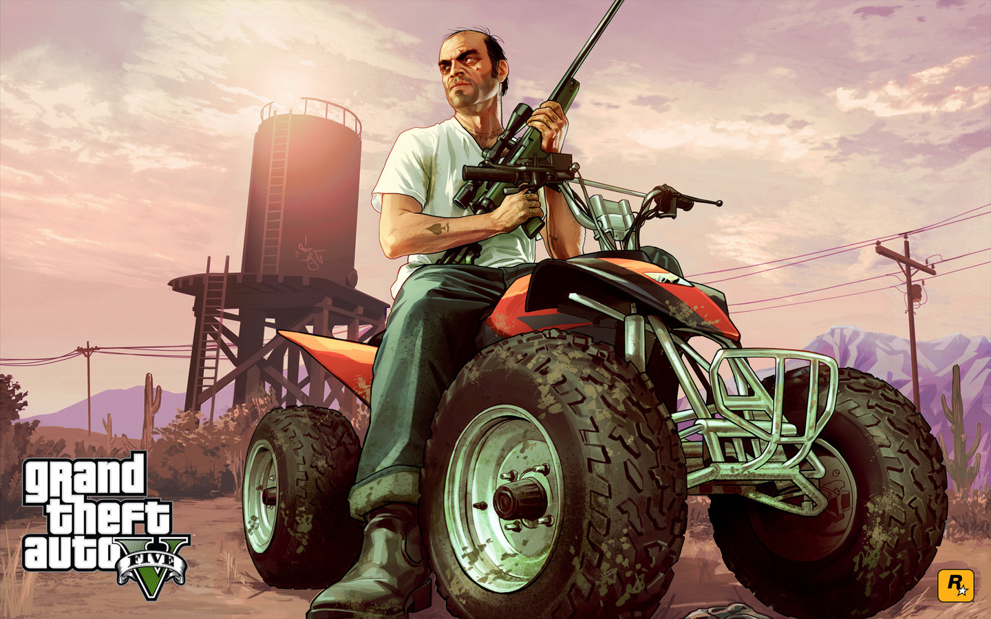 Grand Theft Auto V - PS3 Wallpaper