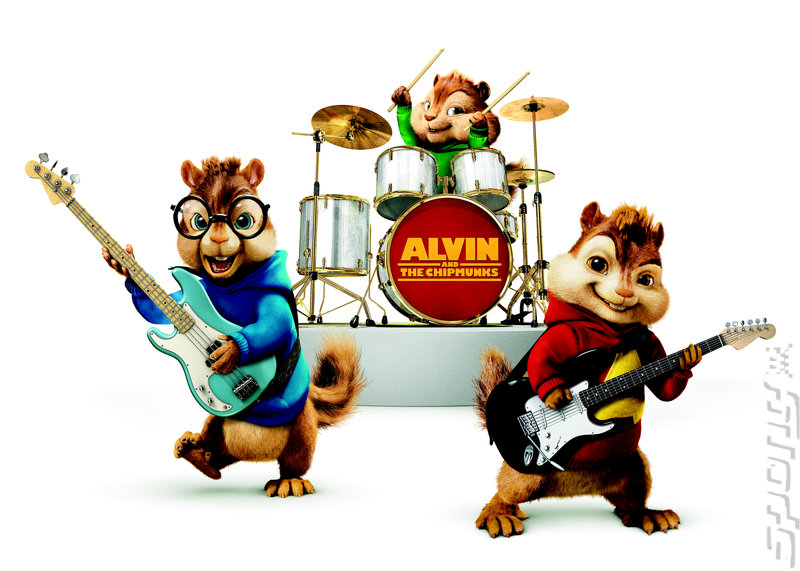 Alvin and the Chipmunks - Wii Artwork