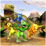 Buzz! Junior: Dino Den - PS2 Artwork