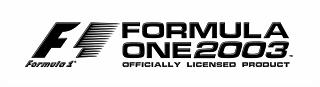Formula One 2003 - PS2 Artwork