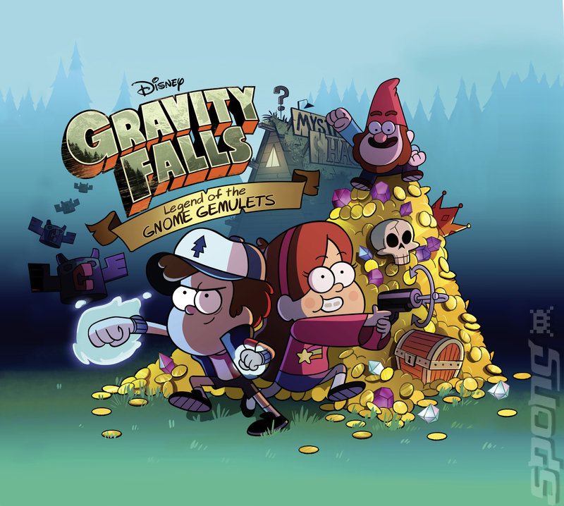 Gravity Falls: Legend of the Gnome Gemulets - 3DS/2DS Artwork