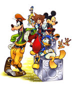 Kingdom Hearts: Re:Coded - DS/DSi Artwork
