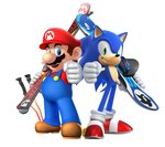Mario & Sonic at the Sochi 2014 Olympic Winter Games - Wii U Artwork