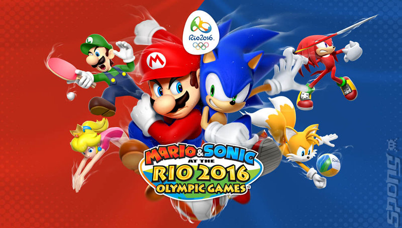 Mario & Sonic at the Rio 2016 Olympic Games - Wii U Artwork
