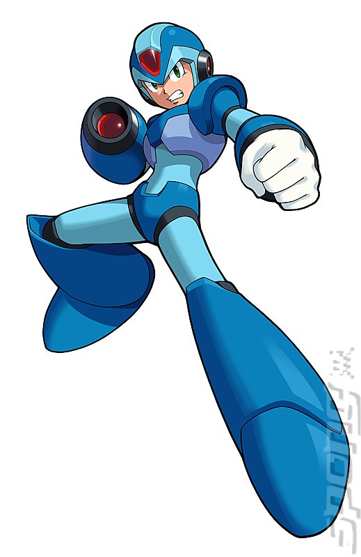 Mega Man Maverick Hunter X - PSP Artwork