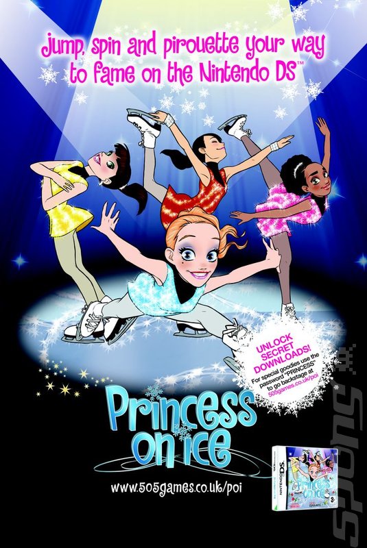 Princess on Ice - DS/DSi Artwork