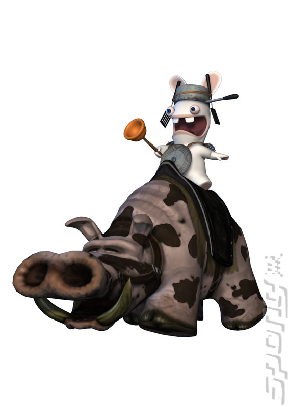 Rayman Raving Rabbids - Wii Artwork