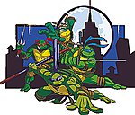 Teenage Mutant Ninja Turtles: Mutant Melee - GameCube Artwork