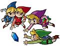 The Legend of Zelda: Four Swords Adventures - GameCube Artwork