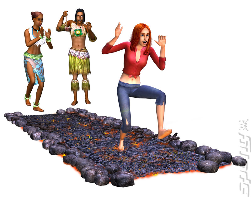 The Sims 2: Castaway - DS/DSi Artwork