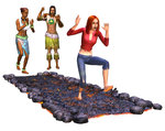 The Sims 2: Castaway - PSP Artwork