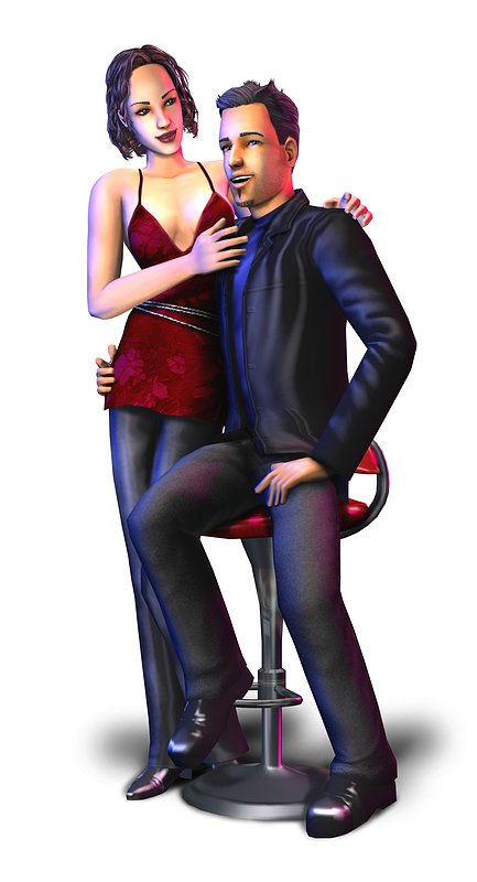 The Sims 2: Nightlife - PC Artwork