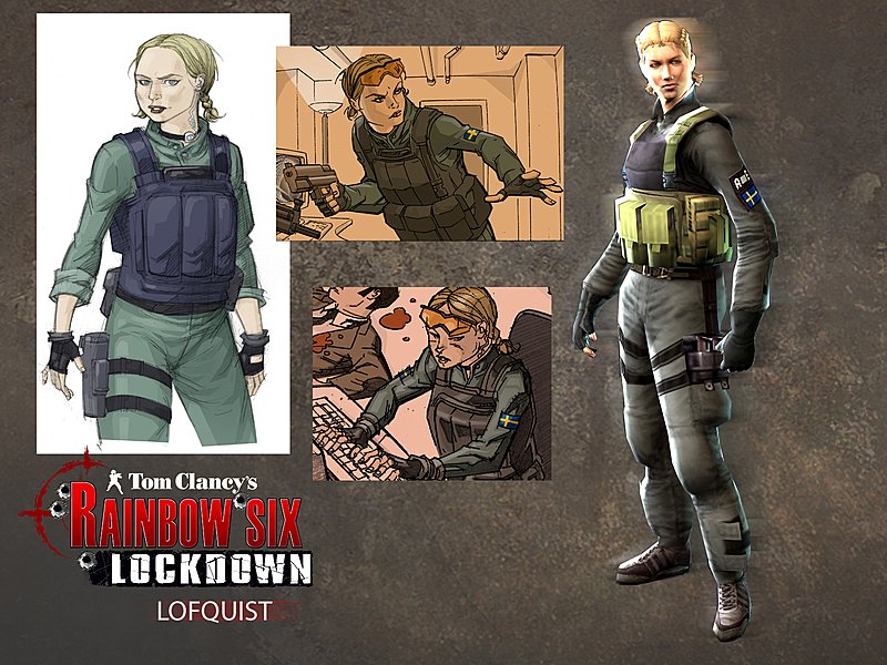 Tom Clancy's Rainbow Six: Lockdown - PS2 Artwork
