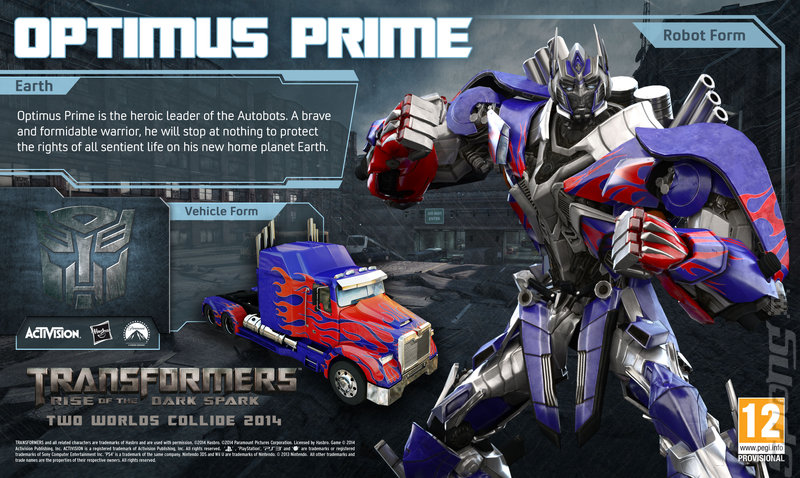 Transformers: Rise of the Dark Spark - PC Artwork