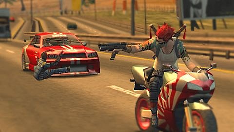 Pursuit Force (PSP) Editorial image