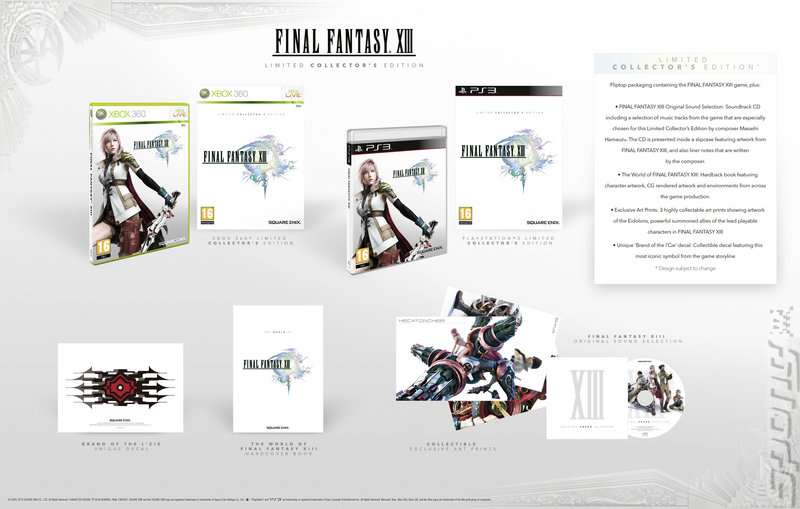 Final Fantasy XIII - UK Special Edition Pix  News image