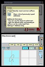 Opera Web Browser on Nintendo DS - Pictures News image