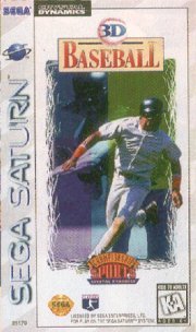 3D Baseball - Saturn Cover & Box Art